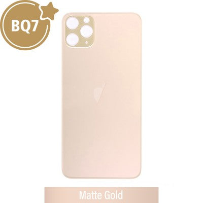 BQ7 Rear Glass Replacement for iPhone 11 Pro Max-Matte Gold BQ7 Rear Glass Replacement for iPhone 11 Pro Max-Matte Gold